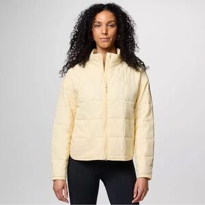 Columbia Women's Sienna Hill Quilted Cream Puffer Jacket